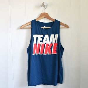 NIKE Royal Blue "Team Nike" Tank